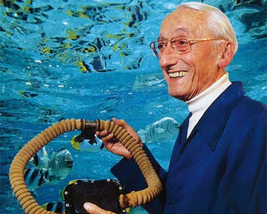 Scaphandre Cousteau Gagnan, premier détendeur